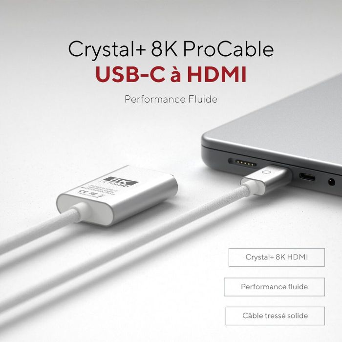 Câble USB Linq Byelements LQCCH200 Gris 2 m 4 Câble USB Linq Byelements LQCCH200 Gris 2 m 4