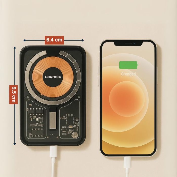 Powerbank Grundig Transparent 5000 mAh 1