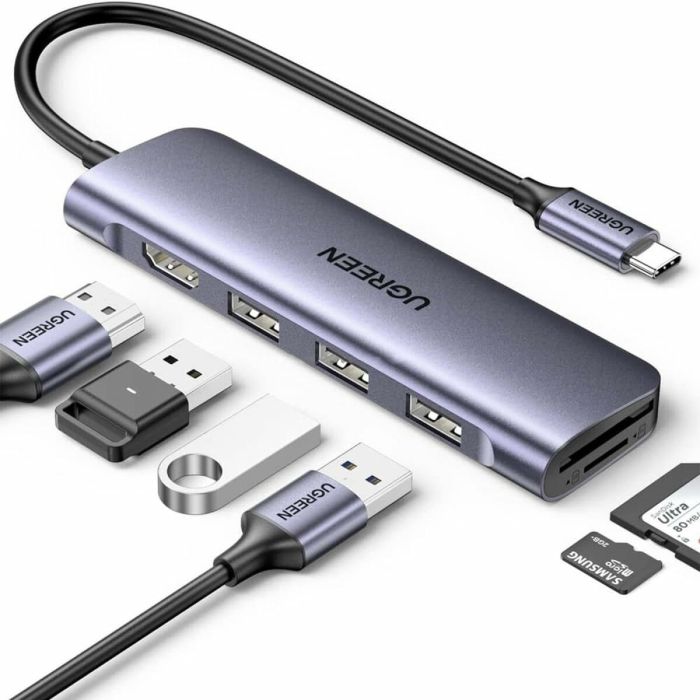 Câble USB vers Lightning Ugreen 20956A Argenté 6