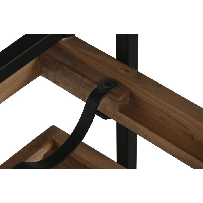 Range Bouteilles Home ESPRIT Noir Naturel 65 x 25 x 35 cm 2