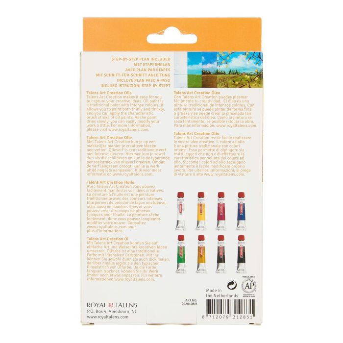 Peinture Talens Art Creation Multicouleur 12 ml 8 Pièces 2 Peinture Talens Art Creation Multicouleur 12 ml 8 Pièces 2