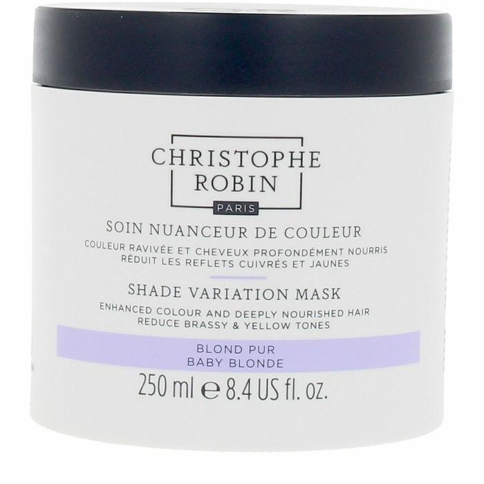 Christophe Robin Masque SHADE VARIATION #baby blonde 250 ml Nourrissant Cheveux Blonds aux Pigments Dorés Huile d'Abricot