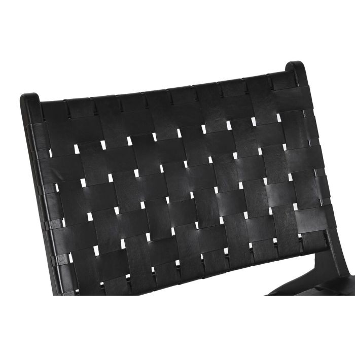 Chaise de Salle à Manger DKD Home Decor Noir 65 x 79 x 70 cm 3 Chaise de Salle à Manger DKD Home Decor Noir 65 x 79 x 70 cm 3