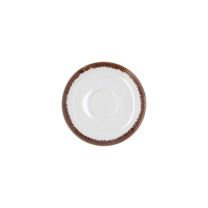 Assiette Bidasoa Orion Hydrozero Blanc Céramique Ø 14 cm Café (6 Unités) 2