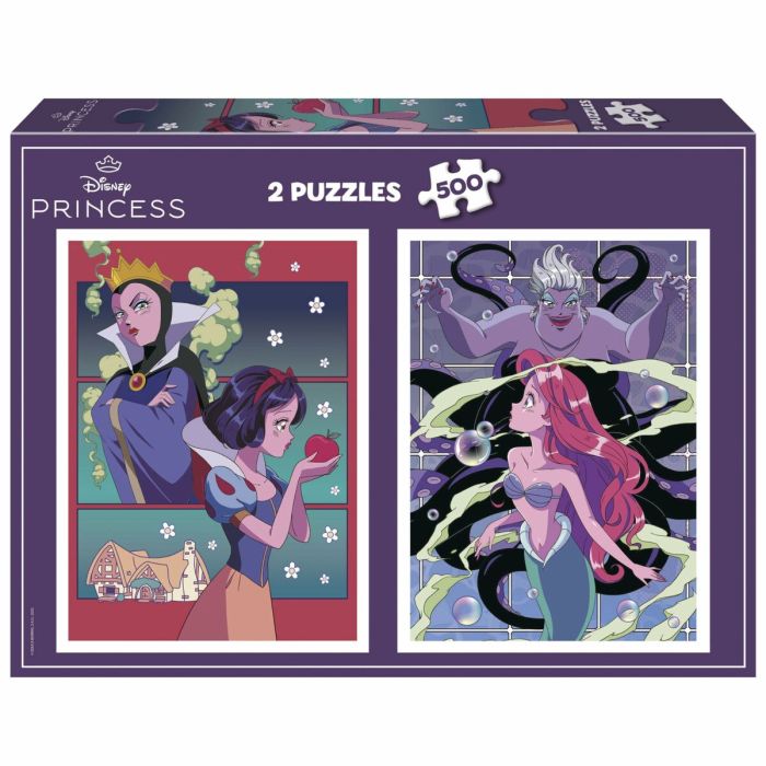 Puzzle Educa Villanos y Princesas Disney 500 Pièces (2 Unités) 6 Puzzle Educa Villanos y Princesas Disney 500 Pièces (2 Unités) 6