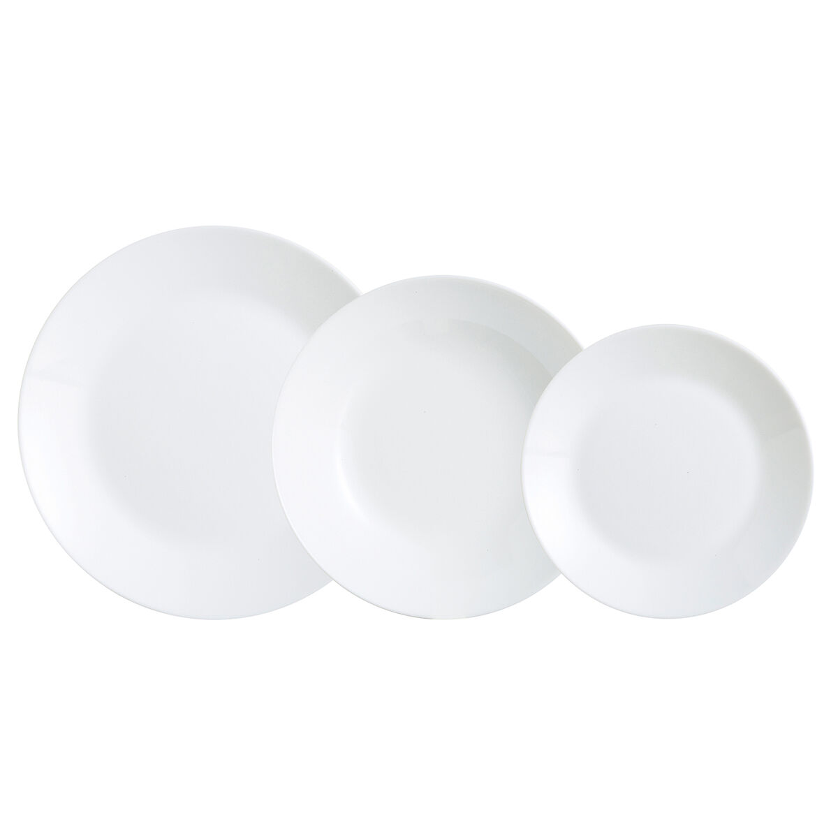 Luminarc Vajilla Vidrio Templado luminarc Trianon 19 pzas - Blanco