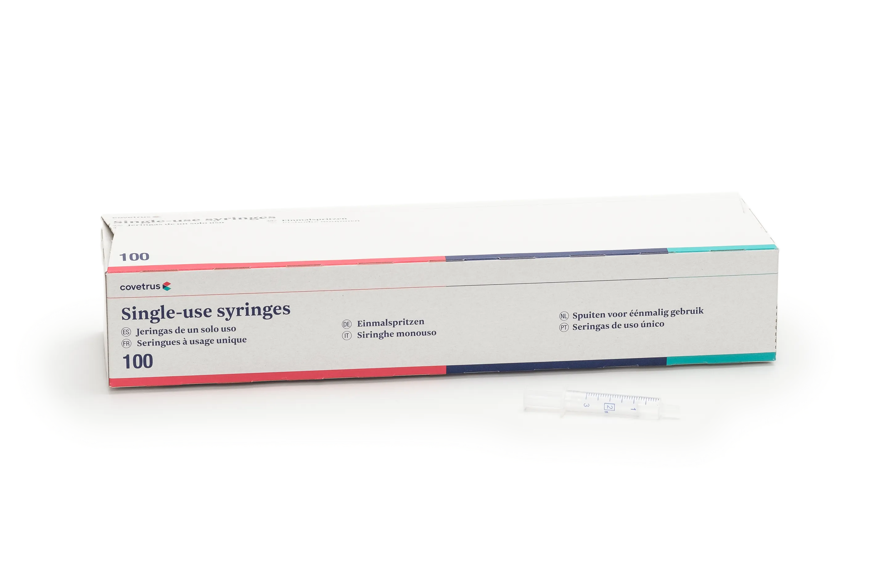 Seringa 2 Peças Cone Concentrico 2 mL 100Ud Covetrus - Bixoto.com