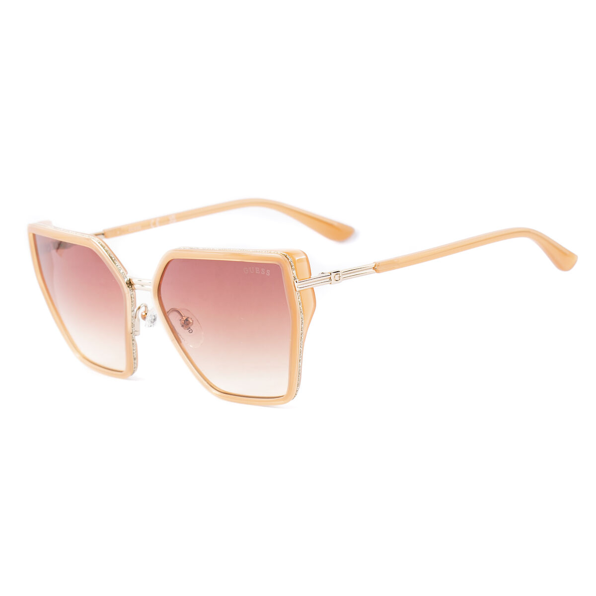 Lunettes De Soleil Guess GF0405-5901B - Femme - Monture Noire ø 59 Mm - Neuf Avec étiquettes