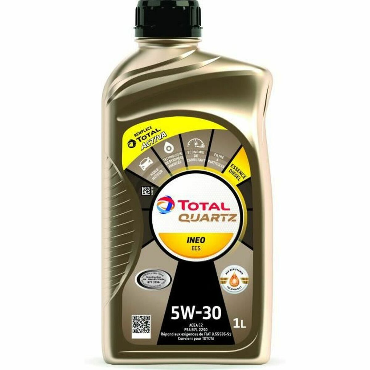 Aceite Total Quartz 5w30 Ineo Ecs 5lt. 