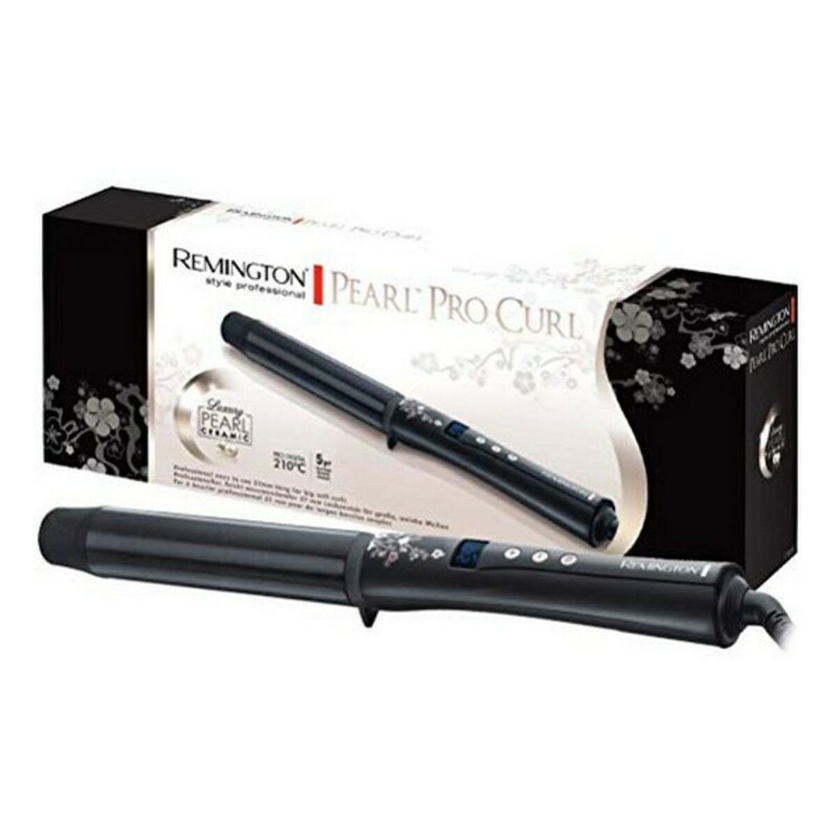 Plancha de Pelo Remington Sleek & Curl Negro 110 mm 150°C - 230°C