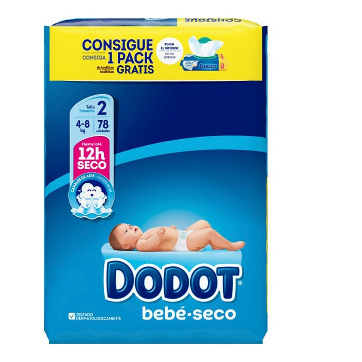 Dodot Activity Size 4 Extra 52 Units Diapers Clear