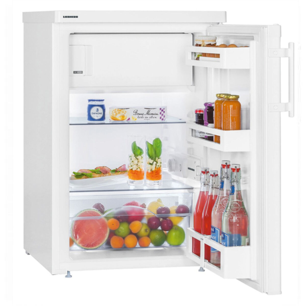 Frigorífico americano BOSCH KIR41VFE0 Blanco (123 x 56 cm) 