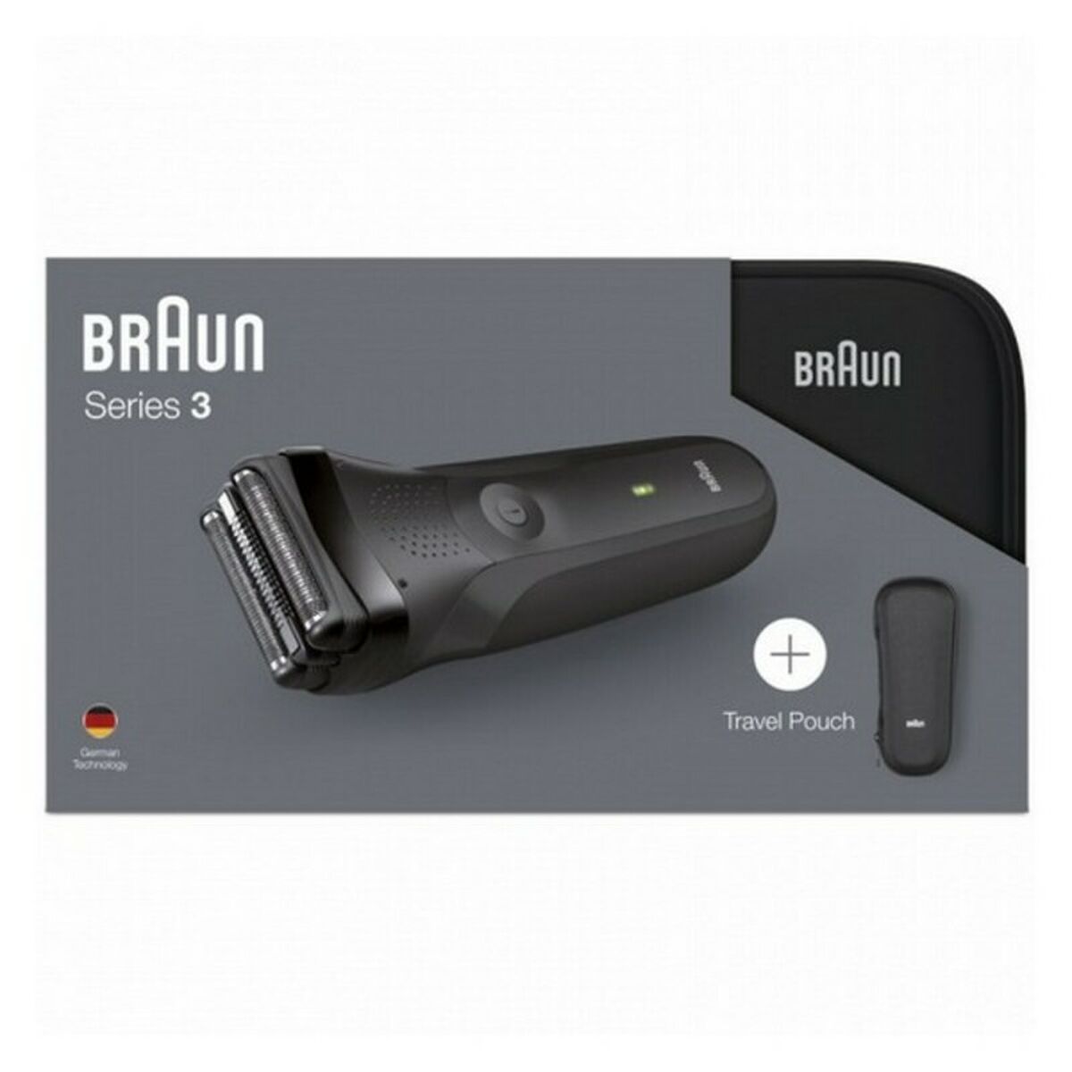 Braun Series 3 3020 Máquina de afeitar de láminas Recortadora Negro