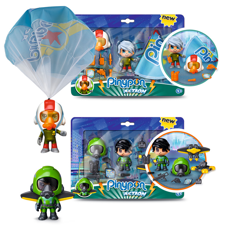 Juguete Pin Y Pon Paracaidista Paracaidista De Segunda Mano