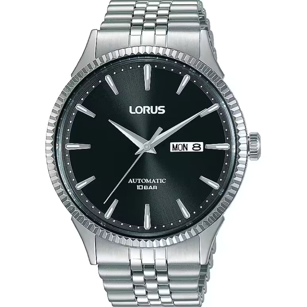 Reloj Hombre LORUS RM397HX9 Negro Plateado