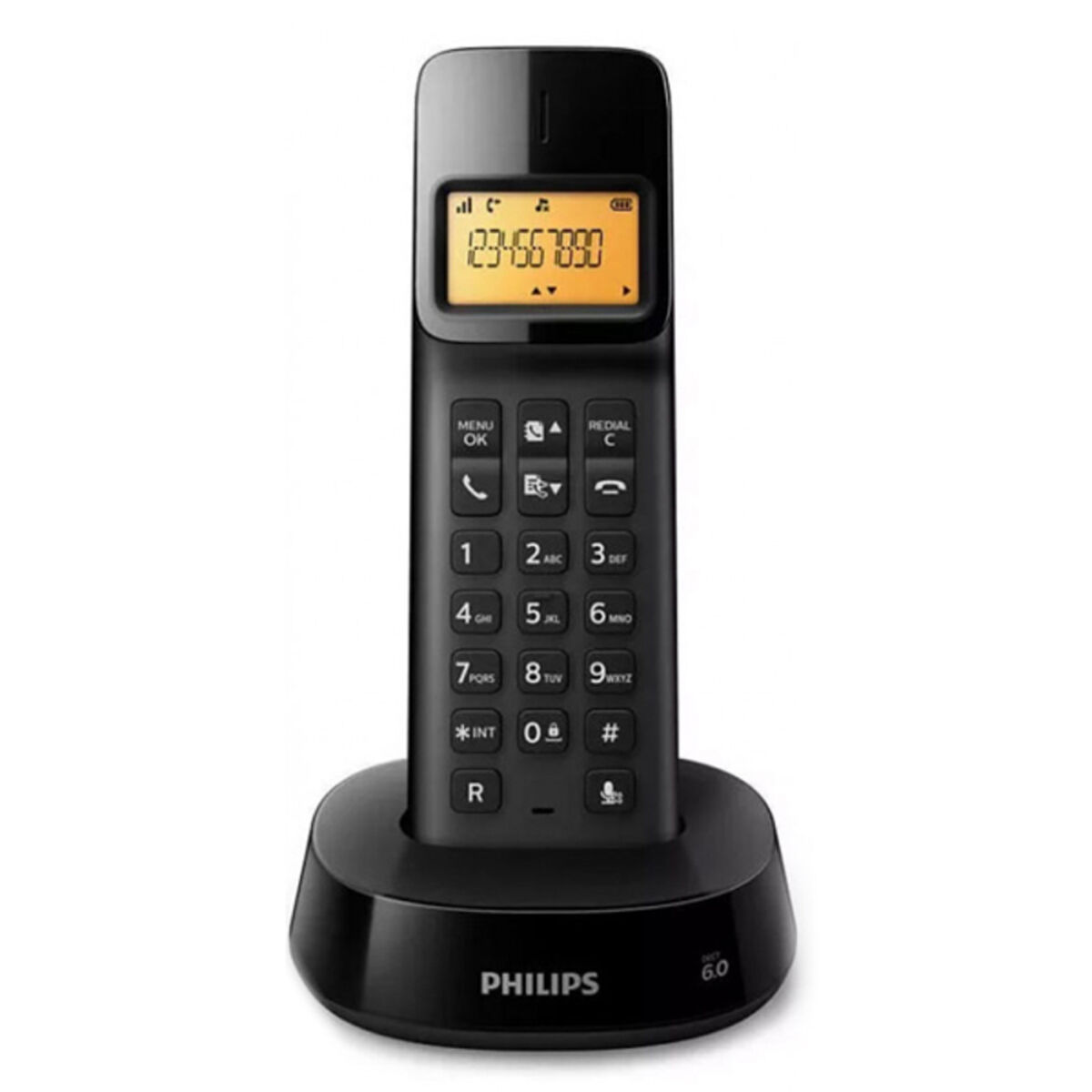 Teléfono inalámbrico - D1612W/34 PHILIPS, Blanco