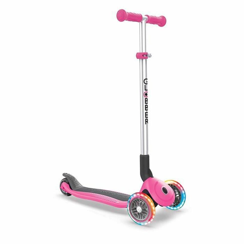 Patinete Scooter Globber Primo Foldable Lights Rosa 