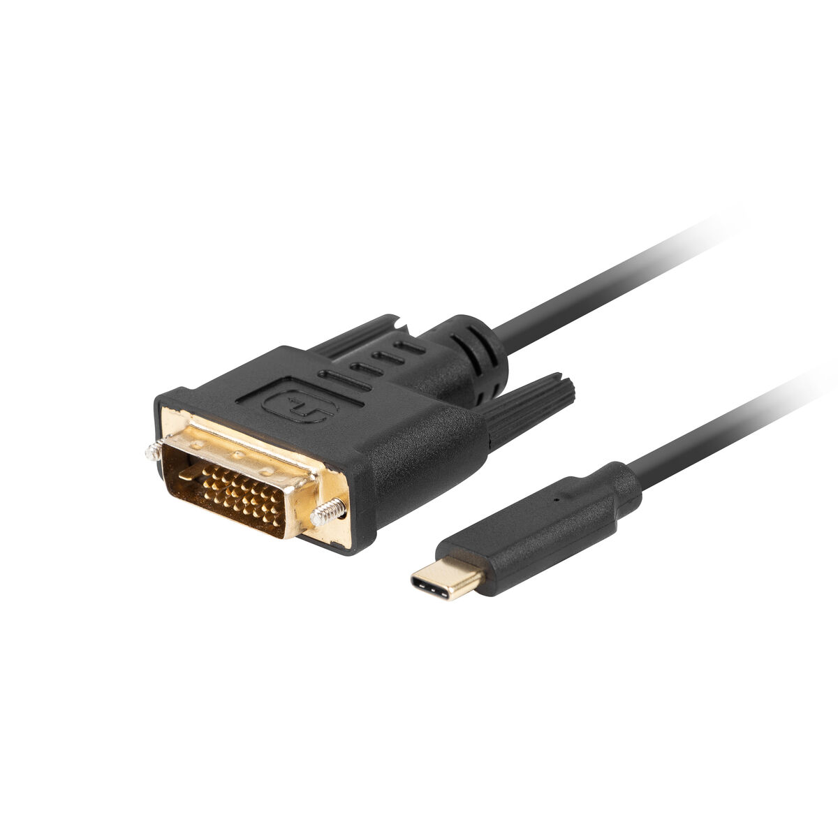 Lanberg CA-CMHD-10CU-0005-BK adaptador de cable de vídeo 0,5 m USB Tipo C  HDMI Negro