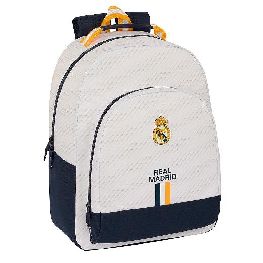 Safta Mochila Escolar Real Madrid Basket Oficial 320x160x440mm