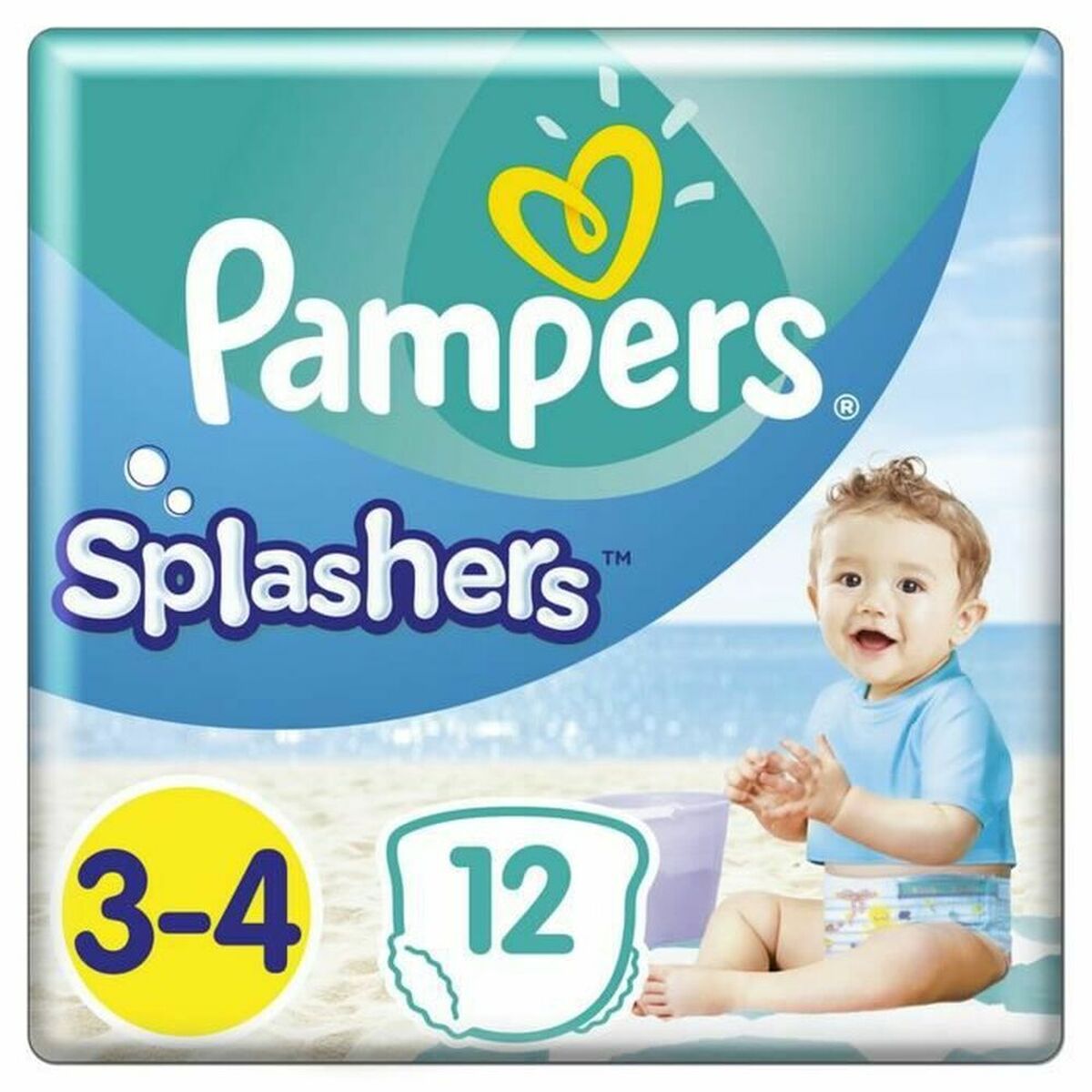 Dodot Pañales Bebé Bañador Splashers, Talla 3-4 (6-11 kg), 96