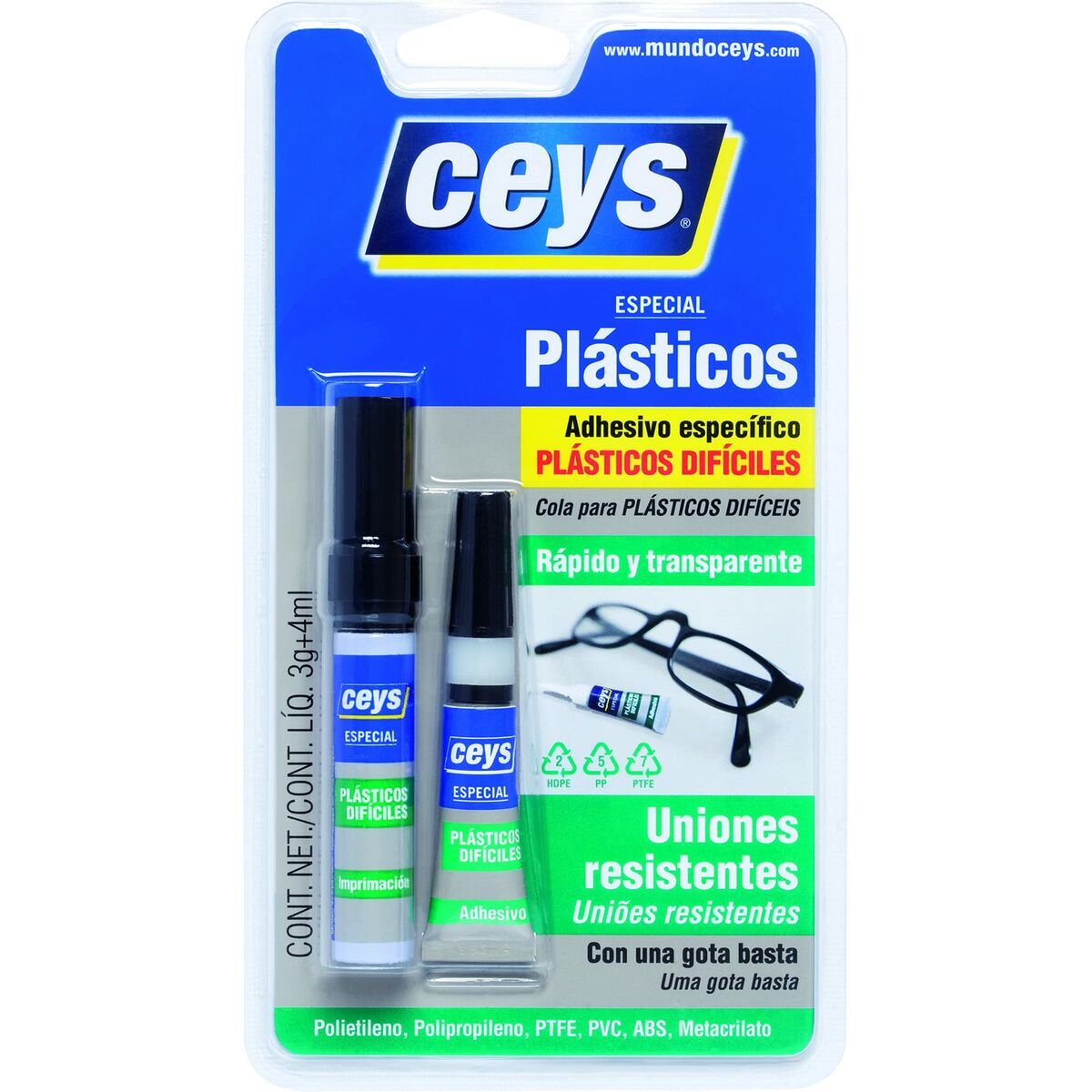 GEL ADHESIVO INSTANTANEO EXTRAFUERTE CEYS - Productos de Conservación