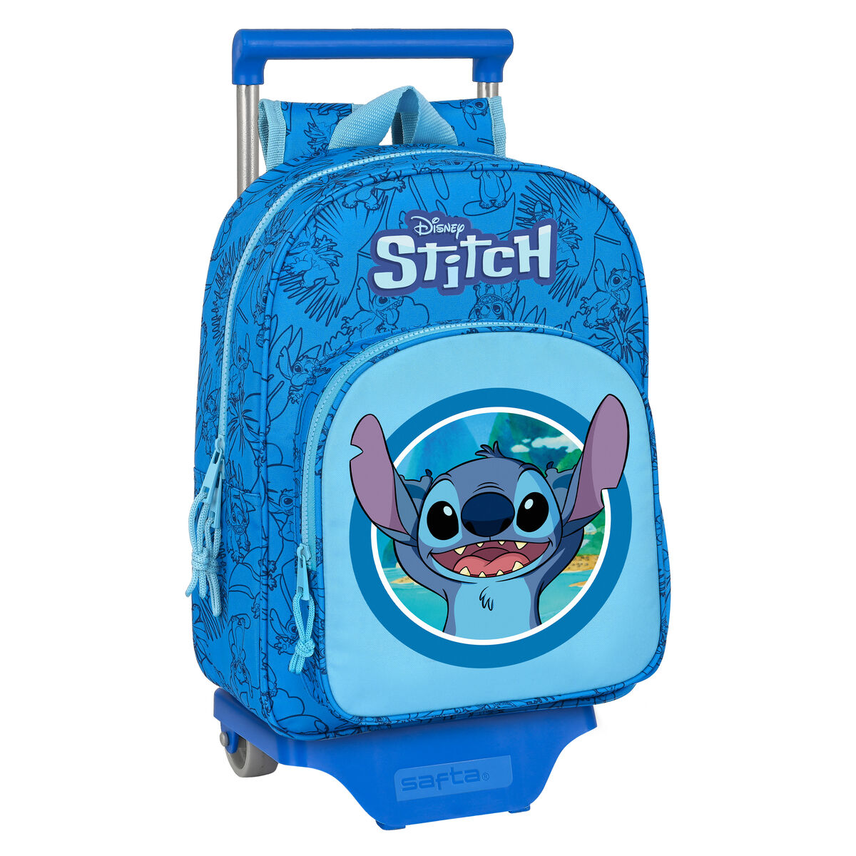 Mochila escolar con ruedas Lilo and Stitch 38 CM - Gama alta