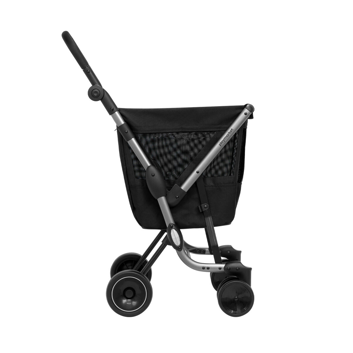 Carro de Compra Playmarket 24960D3 291WEGO Negro 55 L 