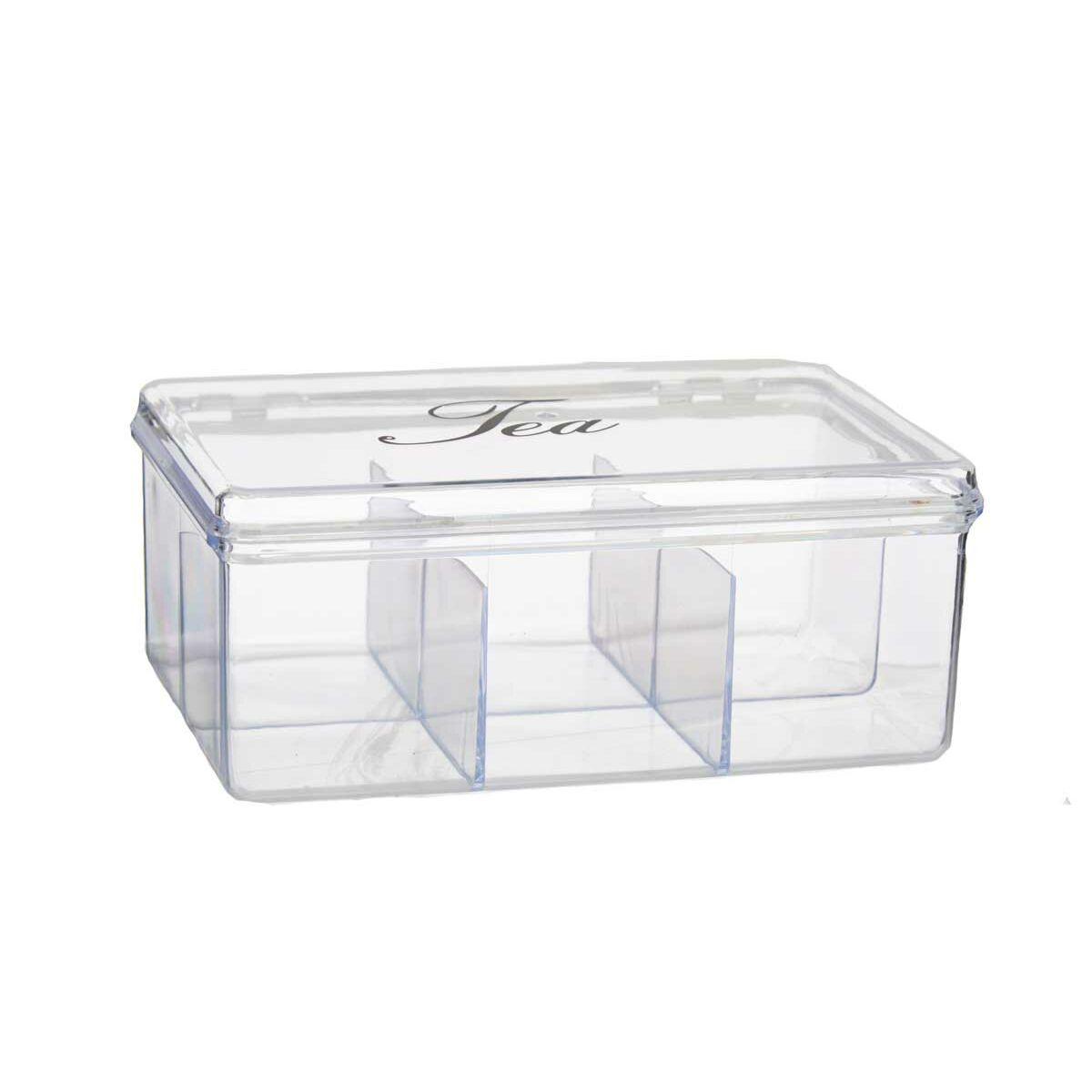 Caja para Infusiones VERSA Selene Madera 17 x 7 x 24 cm