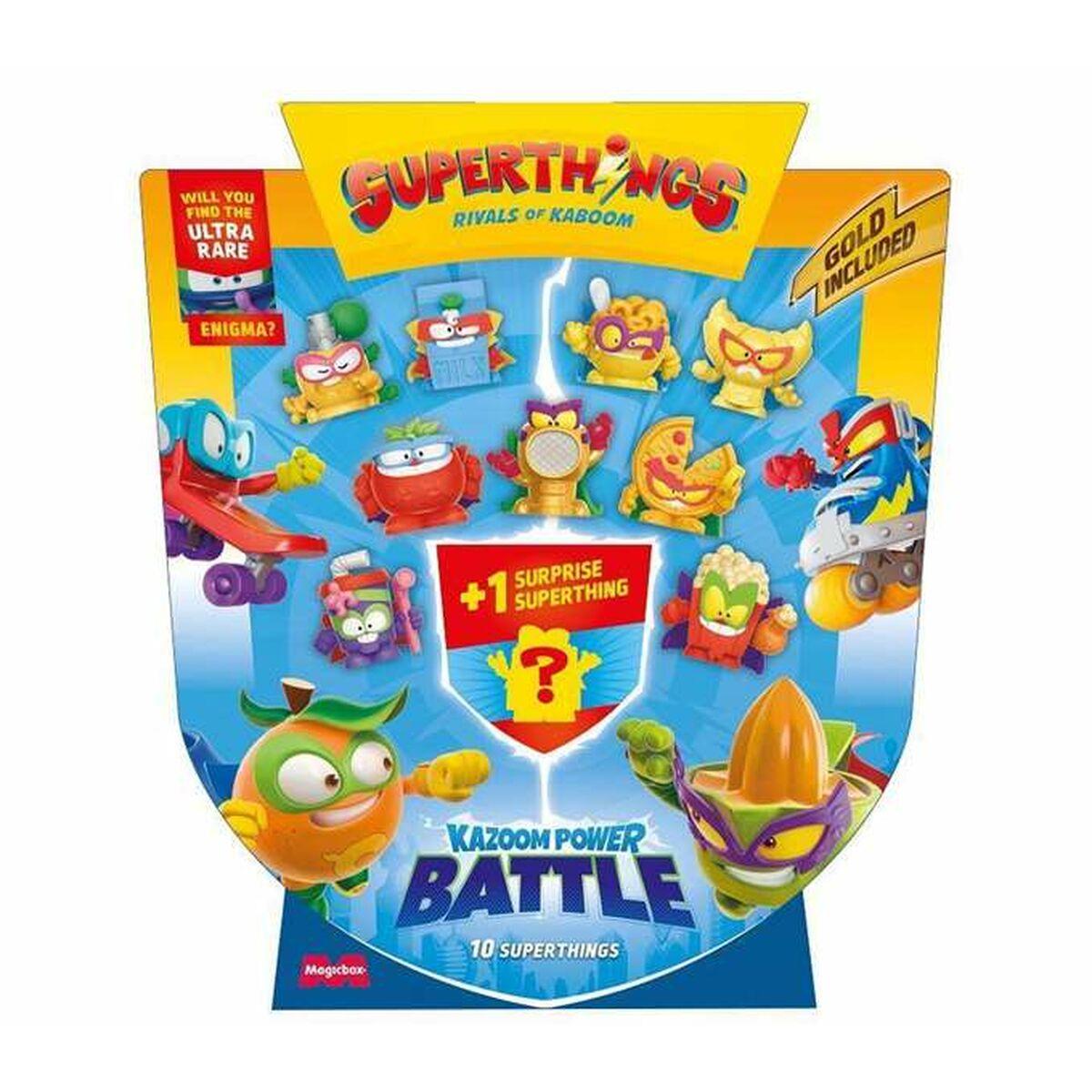 Figura Superthings Kazoom Power Battle Ten Pack, incluye 10 figuras (8 ...