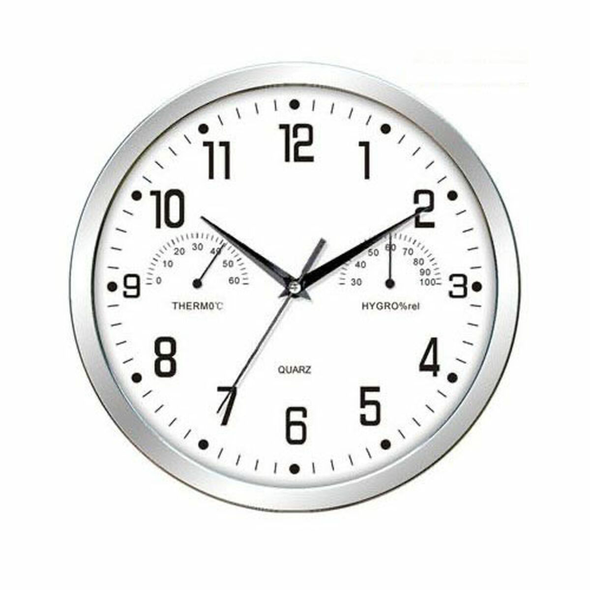 RELOJ PARED DIGITAL BLANCO TIMEMARK