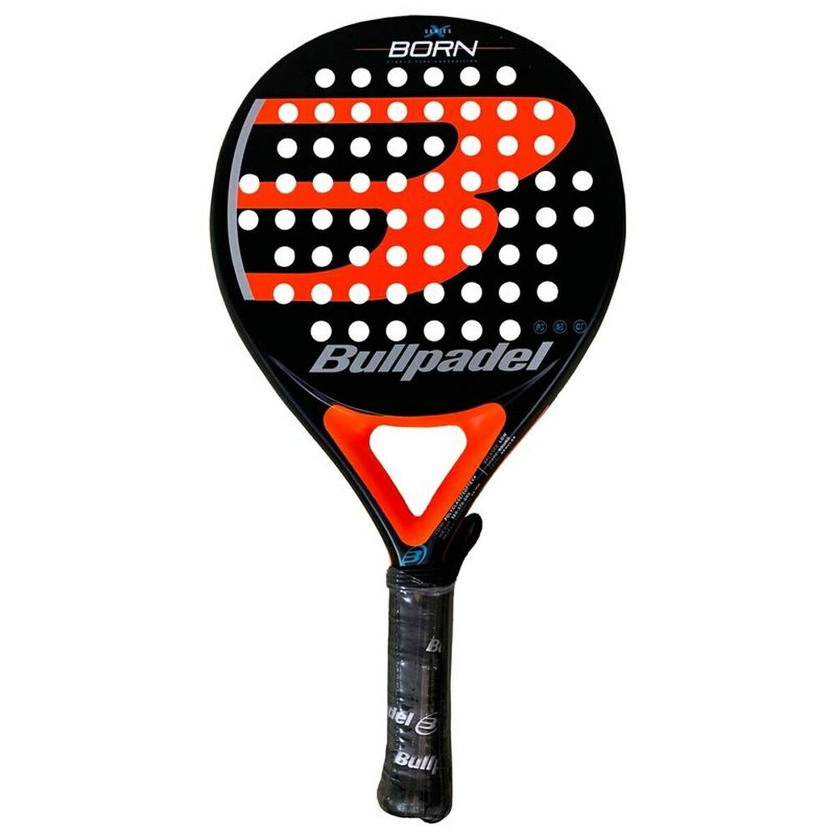 Pala de P del Bullpadel Born W Raider 2021 Naranja Bixoto