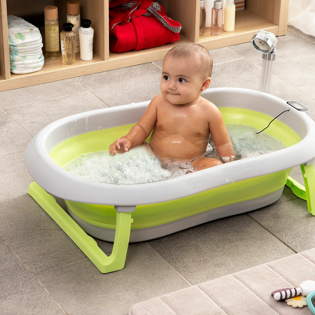 Bañera hinchable plegable para adultos, bañera portátil plegable, bañera  para adultos (rosa) : : Bebé