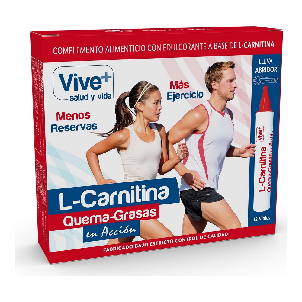 L-Carnitina Líquida Vive+ Quemagrasas (12 uds)