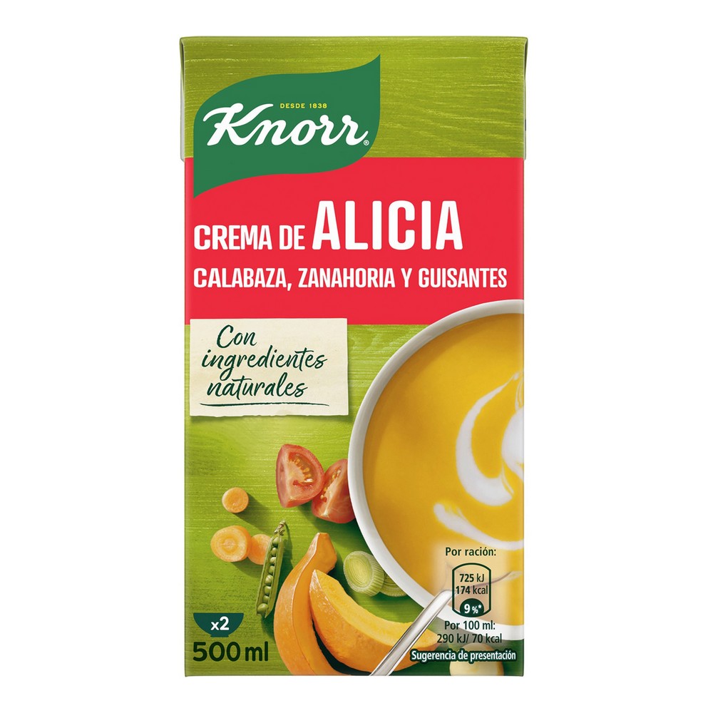 Knorr Crema de Verduras Mediterraneas, 500ml : : Alimentación y  bebidas