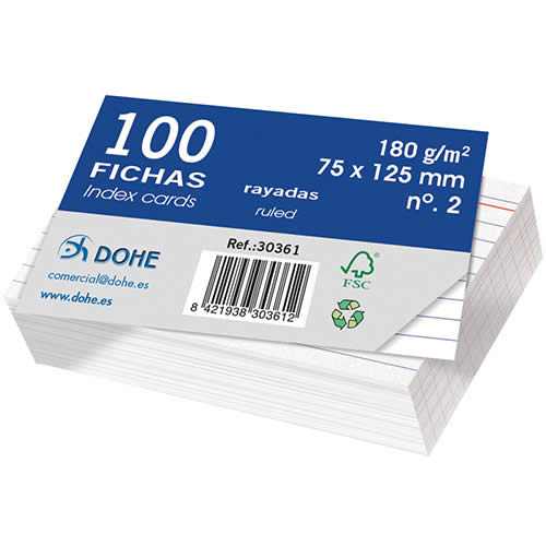 Dohe – Cartulina 50 hojas en A4 Blanco – Dohe