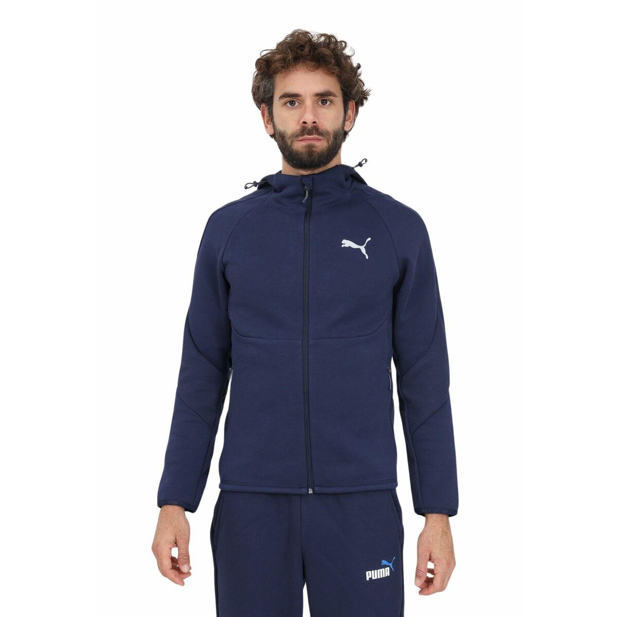 Sudadera con Capucha y Cremallera Hombre Puma Evostripe Full-Zip