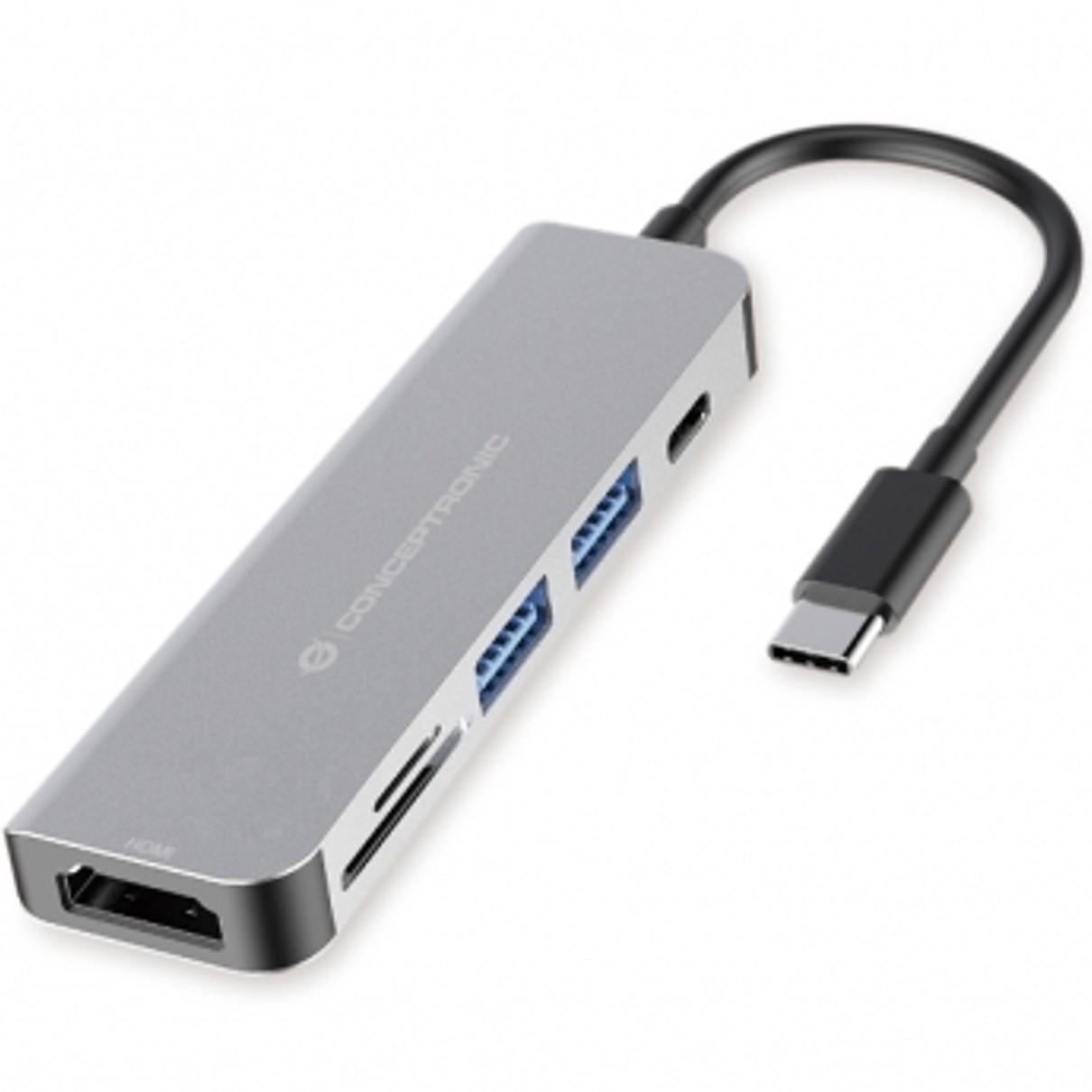 Conceptronic 4-Port Hub USB-A3.0-4xA3.0 o.Netz. sw C4PUSB3 Conceptronic 4-Port Hub USB-A3.0-4xA3.0 o.Netz. sw C4PUSB3