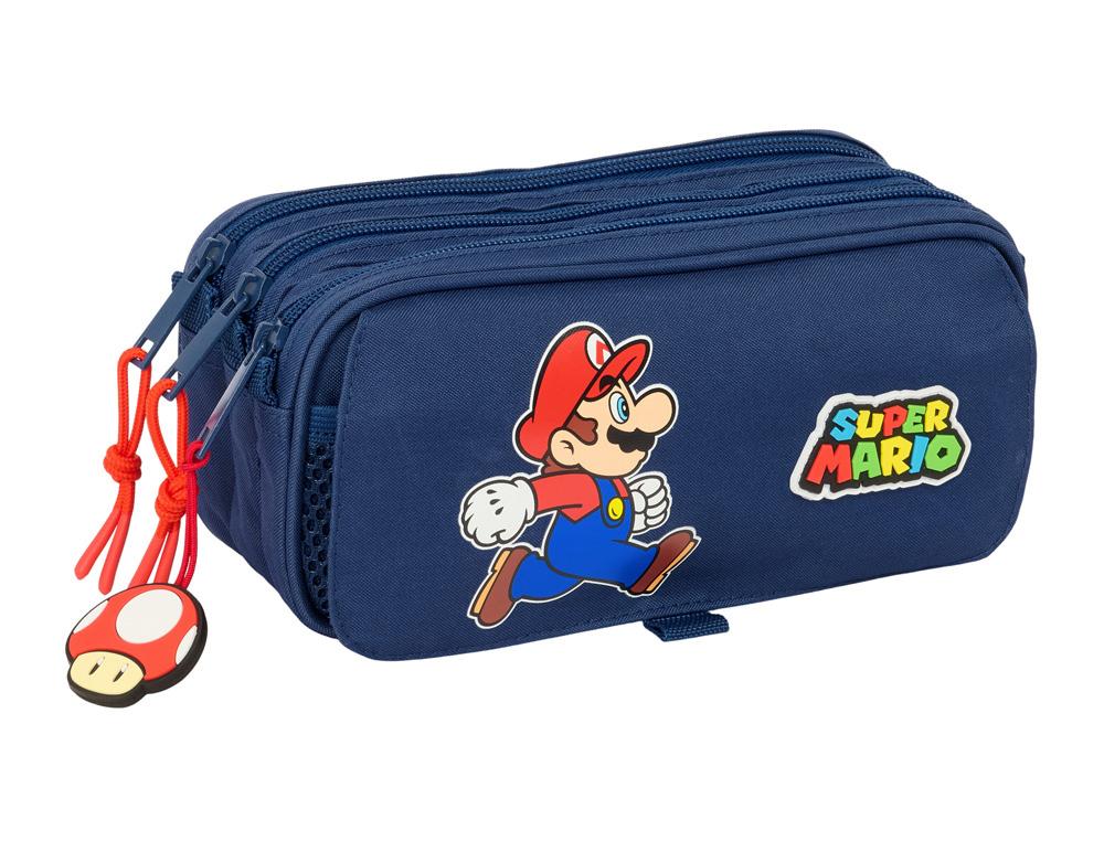 Achat Safta Super Mario World - Trousse à Crayons à 3 Compartiments