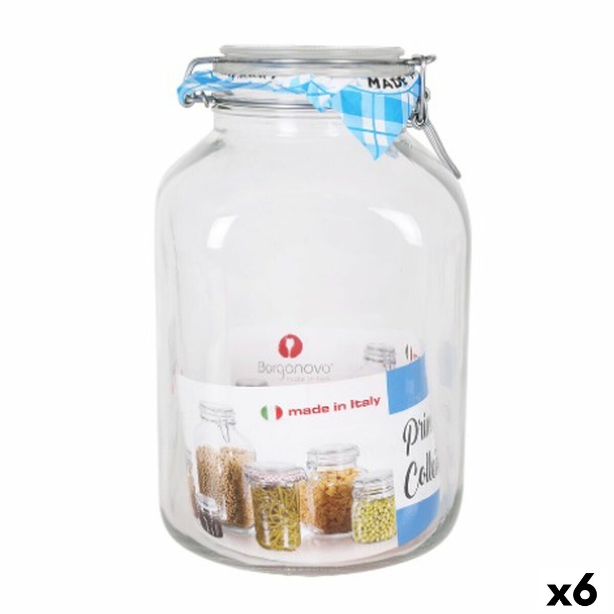 Bote de cristal hermético Fido 1,5L