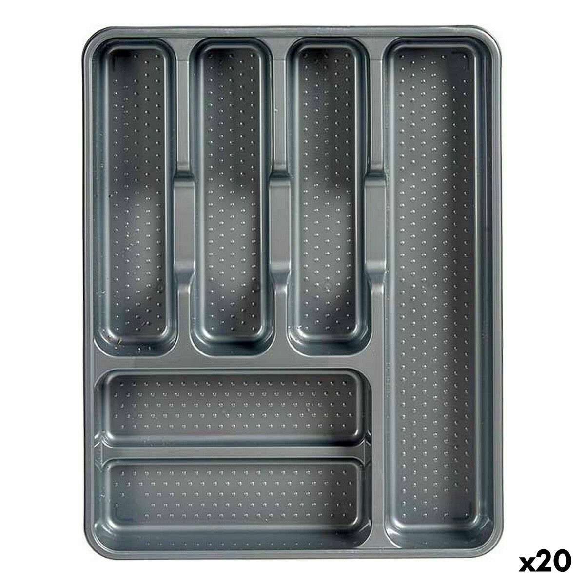 Soporte para Utensilios de Cocina Plástico (23 x 22 x 12,5 cm) (6