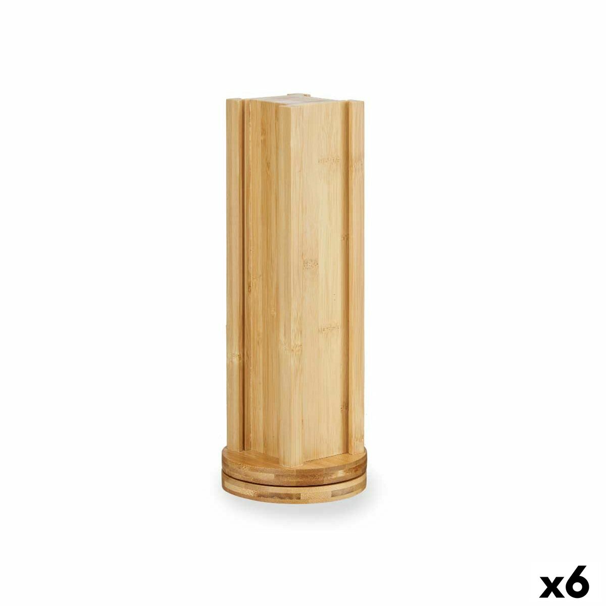 Organizador de Cápsulas de Café DKD Home Decor Natural Bambú (35,3 x 30 x  8,5 cm)