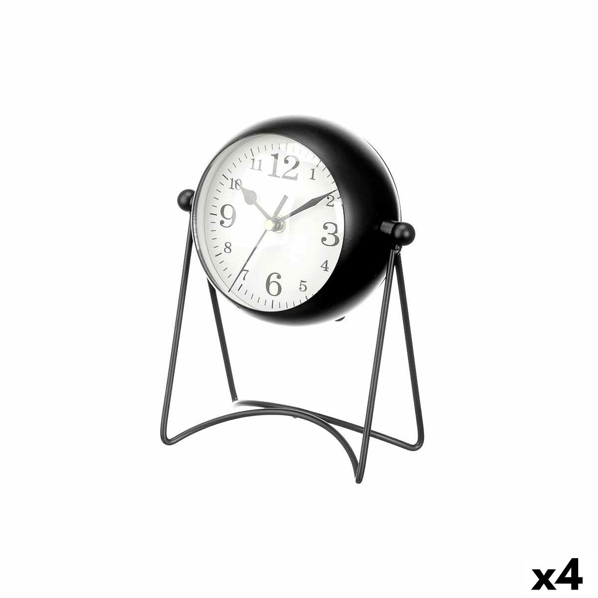 Reloj Digital de Sobremesa Blanco PVC Madera MDF (11,7 x 7,5 x 8 cm)