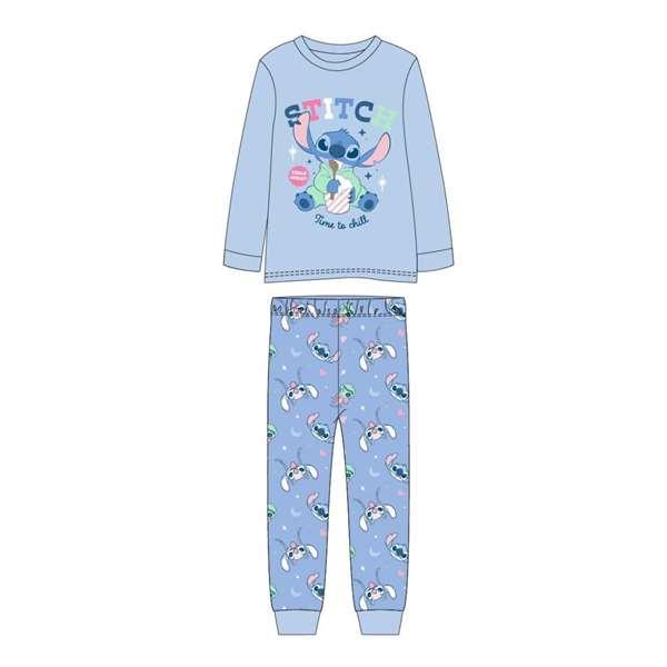 Pyjama Long Stitch Disney Cerda - Ensemble Jersey Ultra Confortable Mixte Pour Enfants Et Adultes