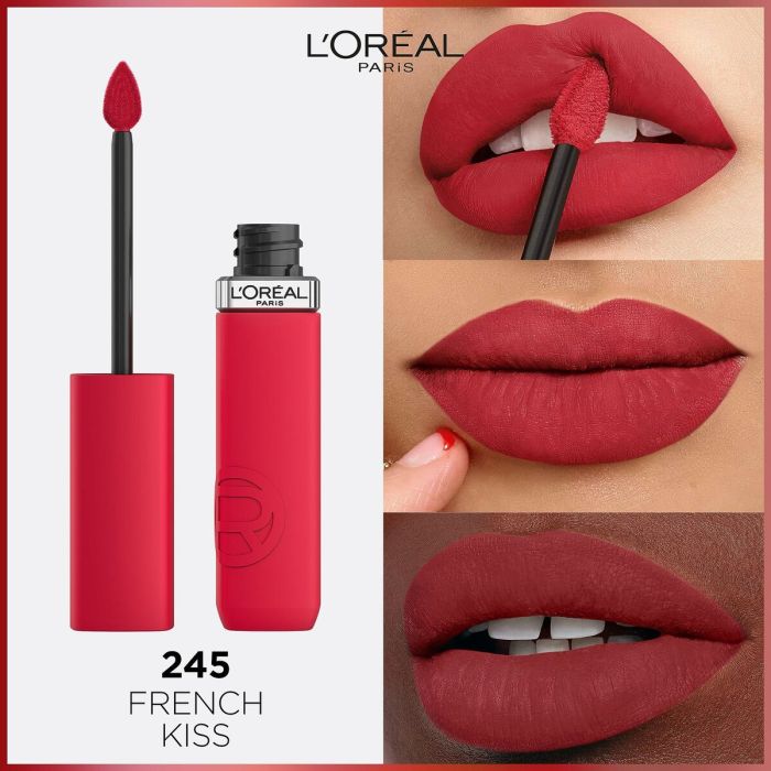 Labial líquido L'Oreal Make Up Infaillible Matte Resistance French Kiss Nº 245 (1 unidad) 3