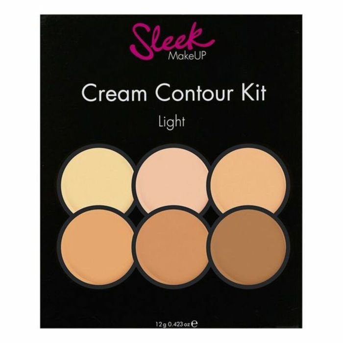 Paleta Sleek Cream Contour Kit Iluminador Maquillaje Light 1