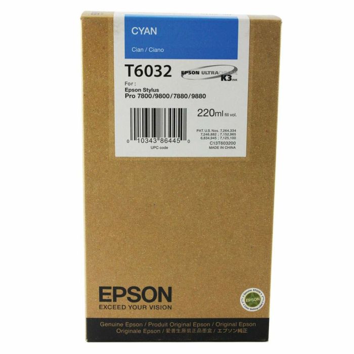 Cartucho de Tinta Original Epson GF Stylus Pro 7880/9880 Cian