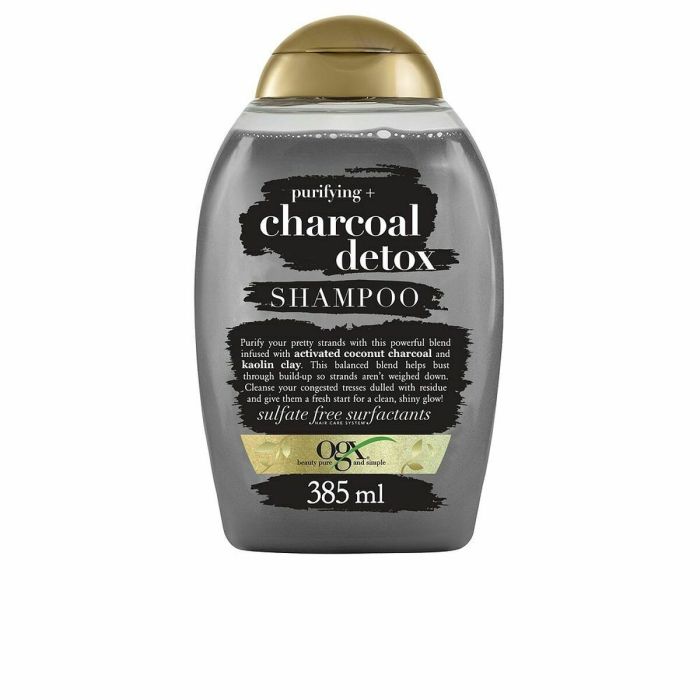OGX Champú Carbón Detox Purificante para Todo Tipo de Cabello - 385 ml OGX Champú Carbón Detox Purificante para Todo Tipo de Cabello - 385 ml