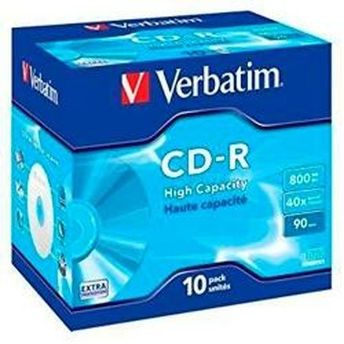 CD-R 800 Verbatim 43428 0,78 GB (10 Unidades)
