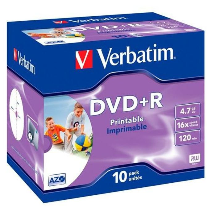 DVD+R Verbatim 10 Unidades 4,7 GB 16x (10 Unidades)