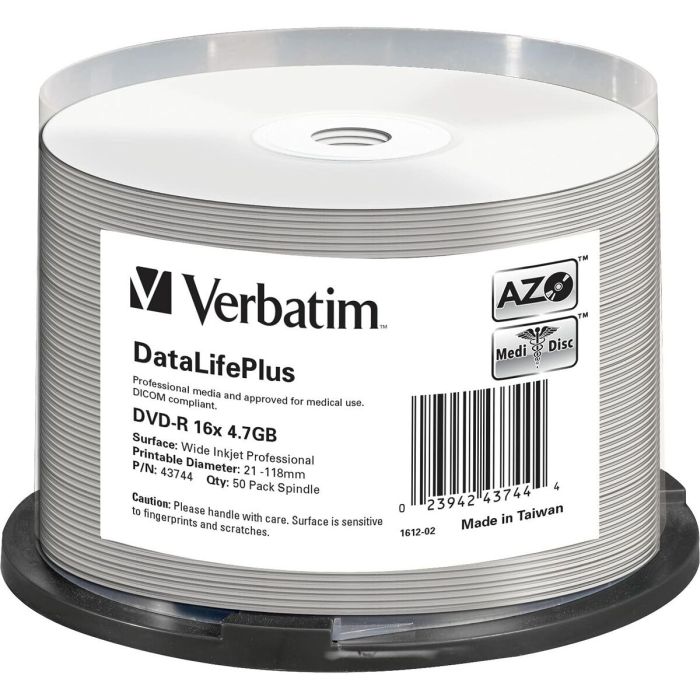 DVD-R Verbatim DataLifePlus 50 Piezas